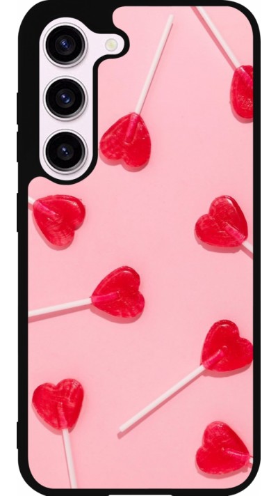 Coque Samsung Galaxy S23 FE - Silicone rigide noir Saint Valentines Day 26 Lollipop