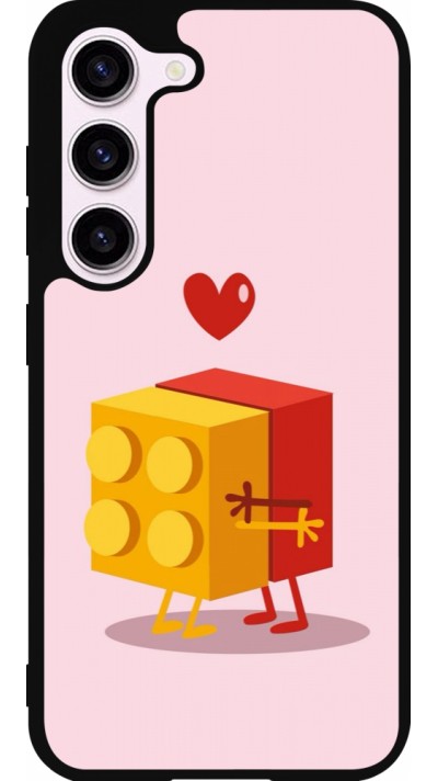 Coque Samsung Galaxy S23 FE - Silicone rigide noir Saint Valentines Day 26 Puzzle
