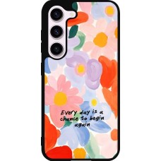 Samsung Galaxy S23 FE Case Hülle - Silikon schwarz Every day is a chance Spring 2026