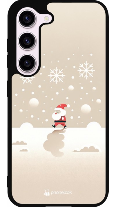 Samsung Galaxy S23 FE Case Hülle - Silikon schwarz Weihnachten 2023 Minimalistischer Weihnachtsmann Samsung Galaxy S23 FE Case Hülle - Silikon schwarz Weihnachten 2023 Minimalistischer Weihnachtsmann