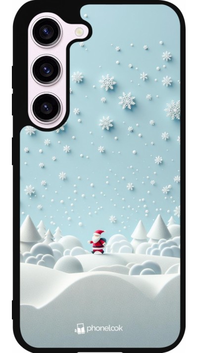 Samsung Galaxy S23 FE Case Hülle - Silikon schwarz Weihnachten 2023 Kleiner Vater Schneeflocke Samsung Galaxy S23 FE Case Hülle - Silikon schwarz Weihnachten 2023 Kleiner Vater Schneeflocke