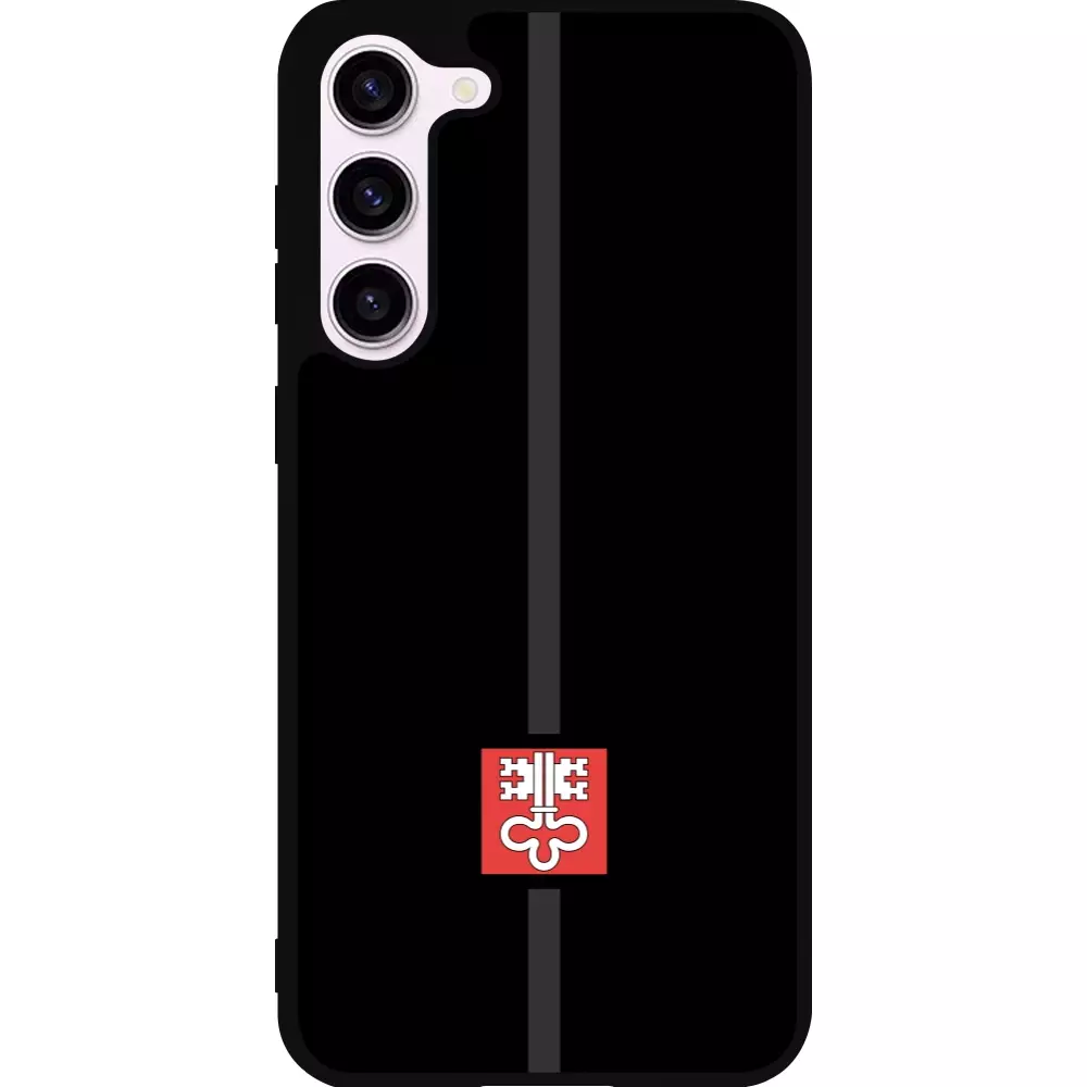 Coque Samsung Galaxy S23+ - Silicone rigide noir Canton NW noir