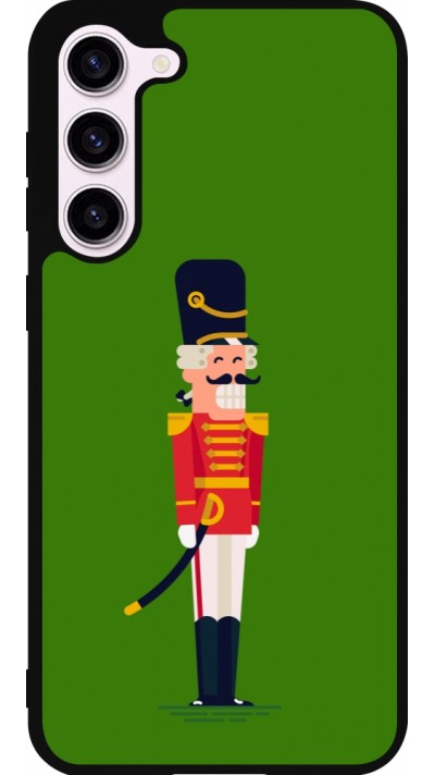 Samsung Galaxy S23+ Case Hülle - Silikon schwarz Christmas 25 Nutcracker Green