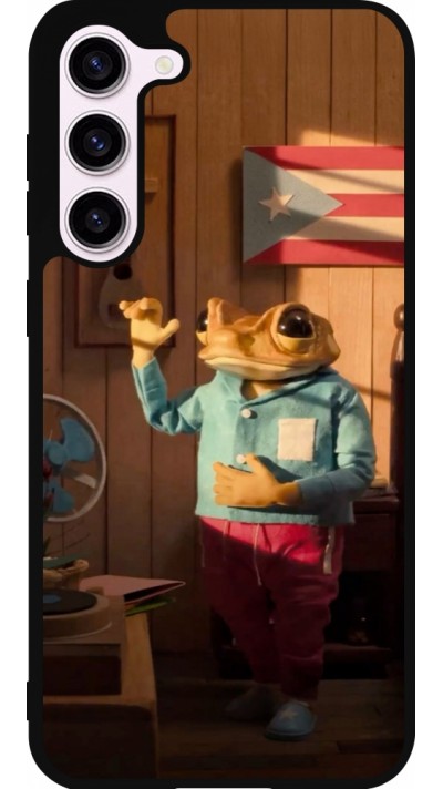 Coque Samsung Galaxy S23+ - Silicone rigide noir Dancing frog DTMF
