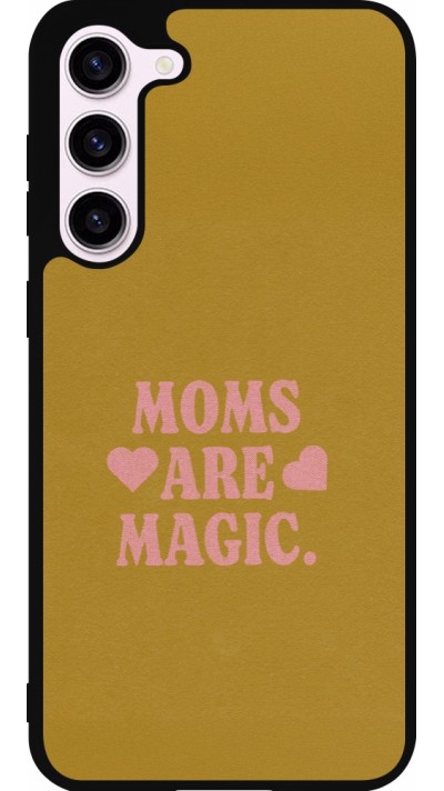 Coque Samsung Galaxy S23+ - Silicone rigide noir Mom 2026 Are Magic