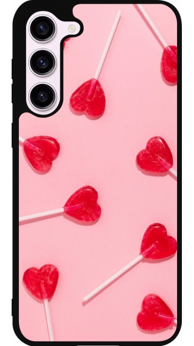 Coque Samsung Galaxy S23+ - Silicone rigide noir Saint Valentines Day 26 Lollipop