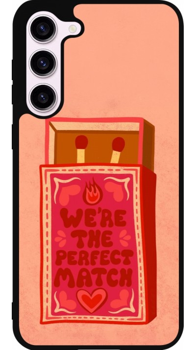 Coque Samsung Galaxy S23+ - Silicone rigide noir Saint Valentines Day 26 Perfect Match