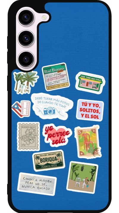 Coque Samsung Galaxy S23+ - Silicone rigide noir Seals of the Dominican Republic DTMF