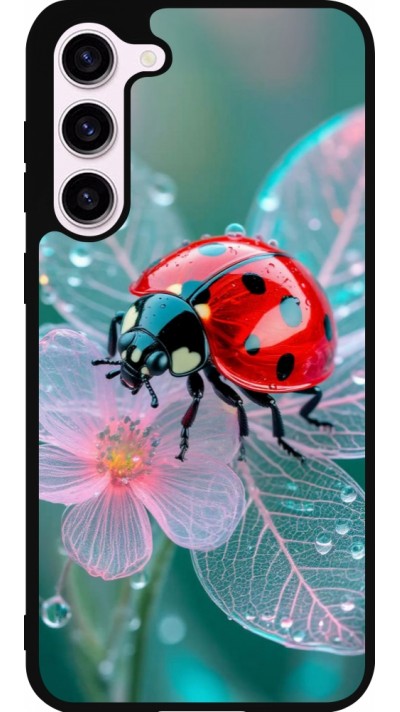Coque Samsung Galaxy S23+ - Silicone rigide noir Ladybird in bloom Spring 2026
