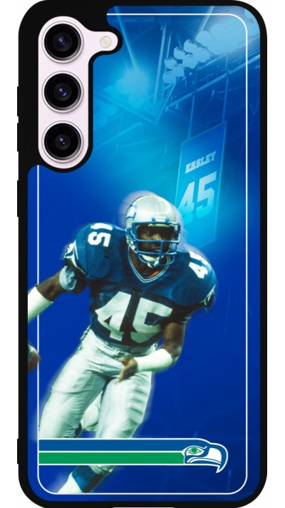 Coque Samsung Galaxy S23+ - Silicone rigide noir Super Bowl 26 Seattle 1