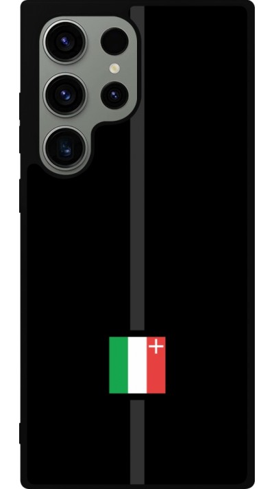 Coque Samsung Galaxy S23 Ultra - Silicone rigide noir Canton NE noir