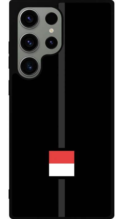 Coque Samsung Galaxy S23 Ultra - Silicone rigide noir Canton SO noir