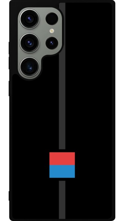 Coque Samsung Galaxy S23 Ultra - Silicone rigide noir Canton TI noir