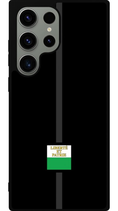 Coque Samsung Galaxy S23 Ultra - Silicone rigide noir Canton VD noir