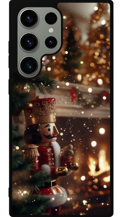Samsung Galaxy S23 Ultra Case Hülle - Silikon schwarz Christmas 25 Xmas Nutcracker