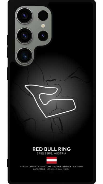 Samsung Galaxy S23 Ultra Case Hülle - Silikon schwarz F1 Track 2025 Austria