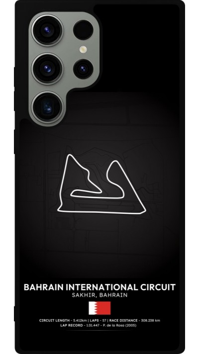 Samsung Galaxy S23 Ultra Case Hülle - Silikon schwarz F1 Track 2025 Bahrain