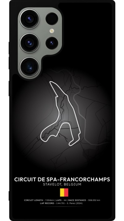 Samsung Galaxy S23 Ultra Case Hülle - Silikon schwarz F1 Track 2025 Belgium