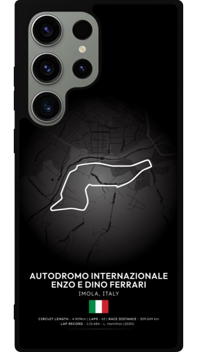Samsung Galaxy S23 Ultra Case Hülle - Silikon schwarz F1 Track 2025 Emilia-Rogmana