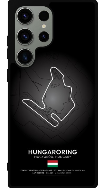 Samsung Galaxy S23 Ultra Case Hülle - Silikon schwarz F1 Track 2025 Hungary