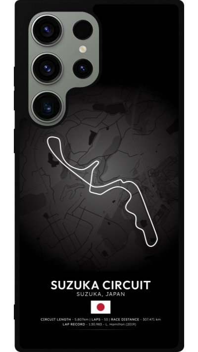 Samsung Galaxy S23 Ultra Case Hülle - Silikon schwarz F1 Track 2025 Japan