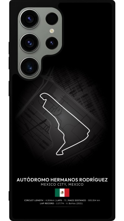 Samsung Galaxy S23 Ultra Case Hülle - Silikon schwarz F1 Track 2025 Mexico