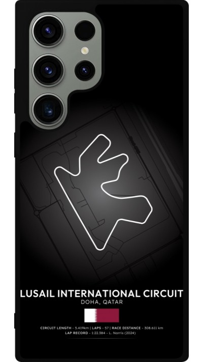 Samsung Galaxy S23 Ultra Case Hülle - Silikon schwarz F1 Track 2025 Qatar