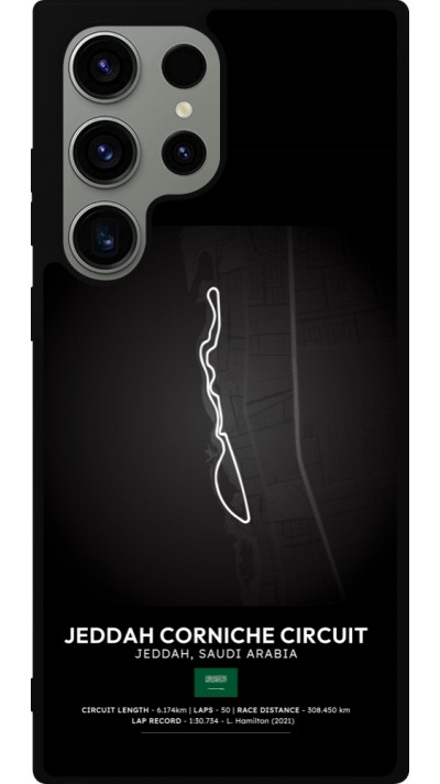 Samsung Galaxy S23 Ultra Case Hülle - Silikon schwarz F1 Track 2025 Saudi Arabia