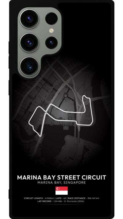 Samsung Galaxy S23 Ultra Case Hülle - Silikon schwarz F1 Track 2025 Singapore