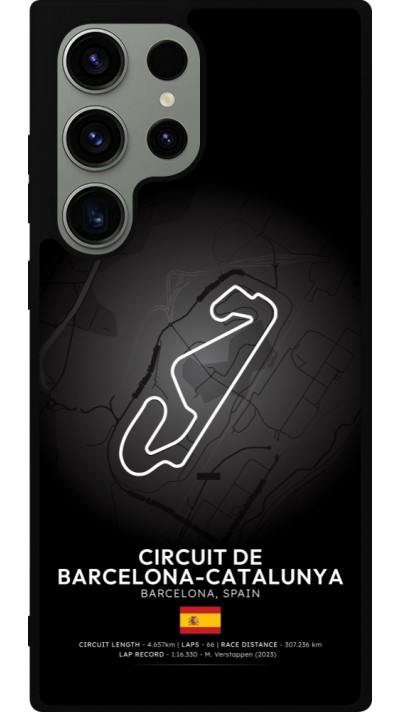 Samsung Galaxy S23 Ultra Case Hülle - Silikon schwarz F1 Track 2025 Spain