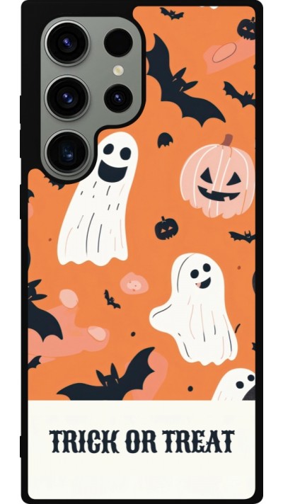 Samsung Galaxy S23 Ultra Case Hülle - Silikon schwarz Halloween 2025 Trick treat Samsung Galaxy S23 Ultra Case Hülle - Silikon schwarz Halloween 2025 Trick treat
