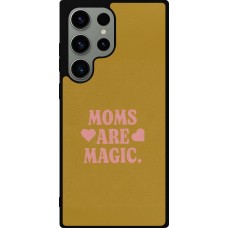 Coque Samsung Galaxy S23 Ultra - Silicone rigide noir Mom 2026 Are Magic