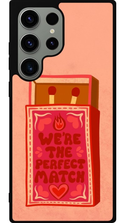 Coque Samsung Galaxy S23 Ultra - Silicone rigide noir Saint Valentines Day 26 Perfect Match