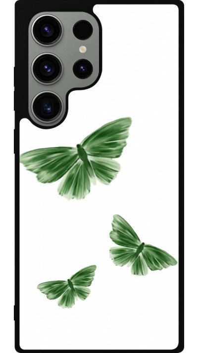 Samsung Galaxy S23 Ultra Case Hülle - Silikon schwarz Butterflies Spring 2026