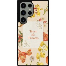 Coque Samsung Galaxy S23 Ultra - Silicone rigide noir Trust the process Spring 2026