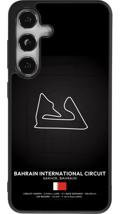 Samsung Galaxy S24 Case Hülle - Silikon schwarz F1 Track 2025 Bahrain