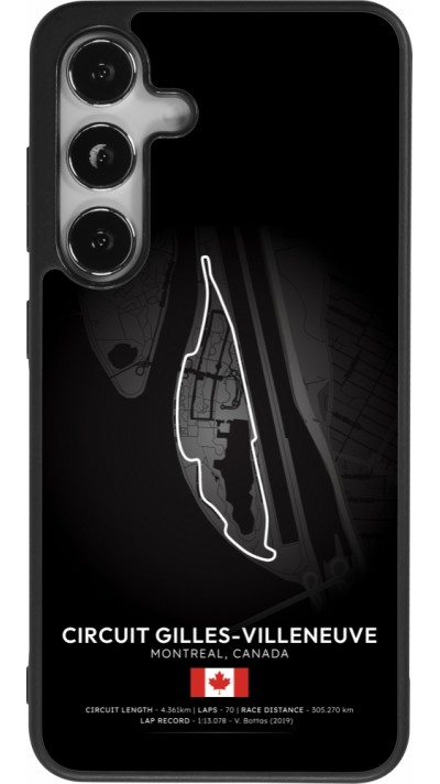 Samsung Galaxy S24 Case Hülle - Silikon schwarz F1 Track 2025 Canada