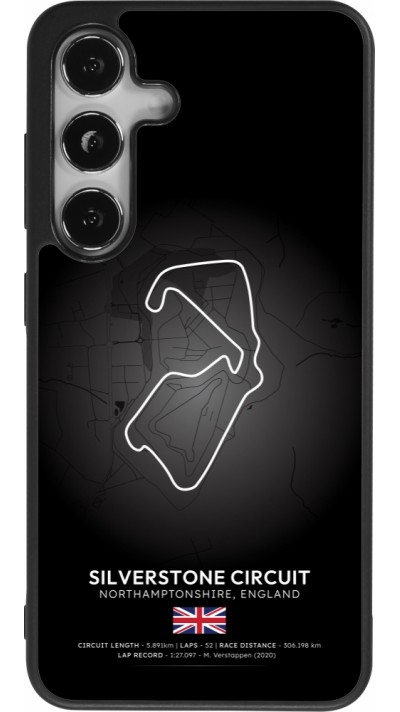 Samsung Galaxy S24 Case Hülle - Silikon schwarz F1 Track 2025 Great Britan