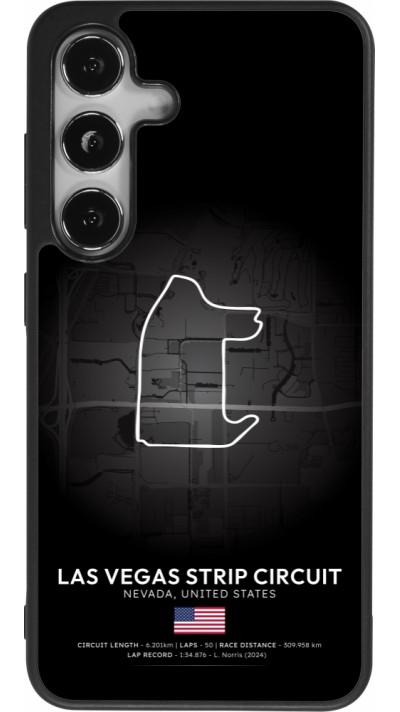 Samsung Galaxy S24 Case Hülle - Silikon schwarz F1 Track 2025 Las Vegas
