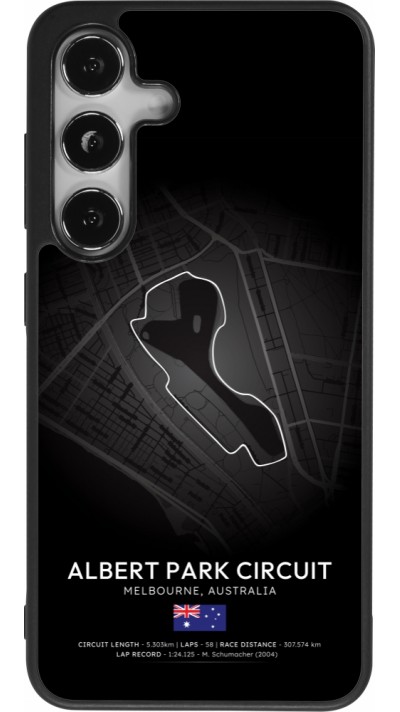 Samsung Galaxy S24 Case Hülle - Silikon schwarz F1 Track 2025 Melbourne