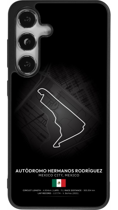 Samsung Galaxy S24 Case Hülle - Silikon schwarz F1 Track 2025 Mexico