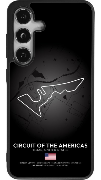 Samsung Galaxy S24 Case Hülle - Silikon schwarz F1 Track 2025 United States