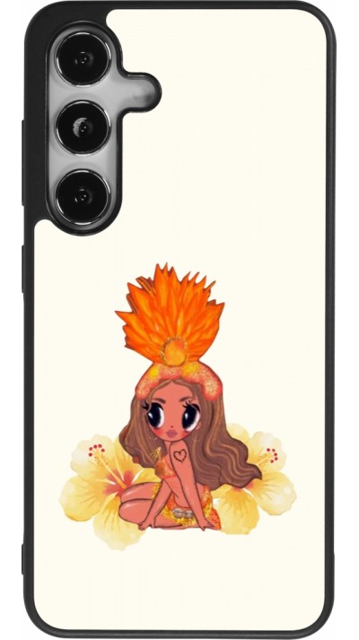 Coque Samsung Galaxy S24 - Silicone rigide noir Karol G Tropicoqueta