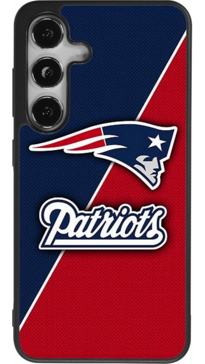 Coque Samsung Galaxy S24 - Silicone rigide noir Super Bowl 26 Patriots 1