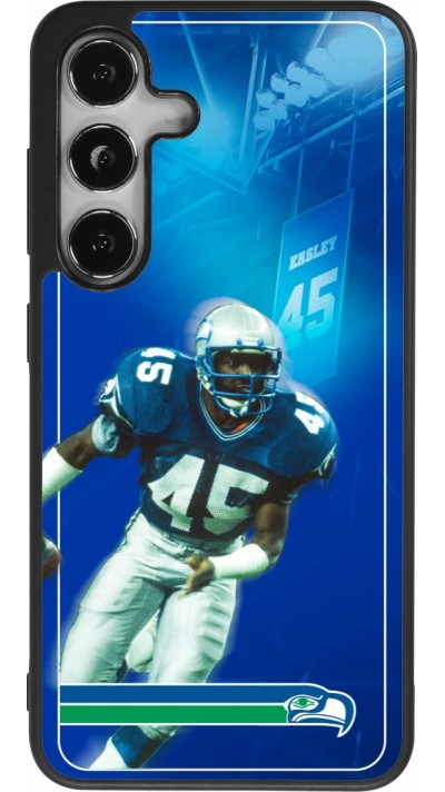 Coque Samsung Galaxy S24 - Silicone rigide noir Super Bowl 26 Seattle 1
