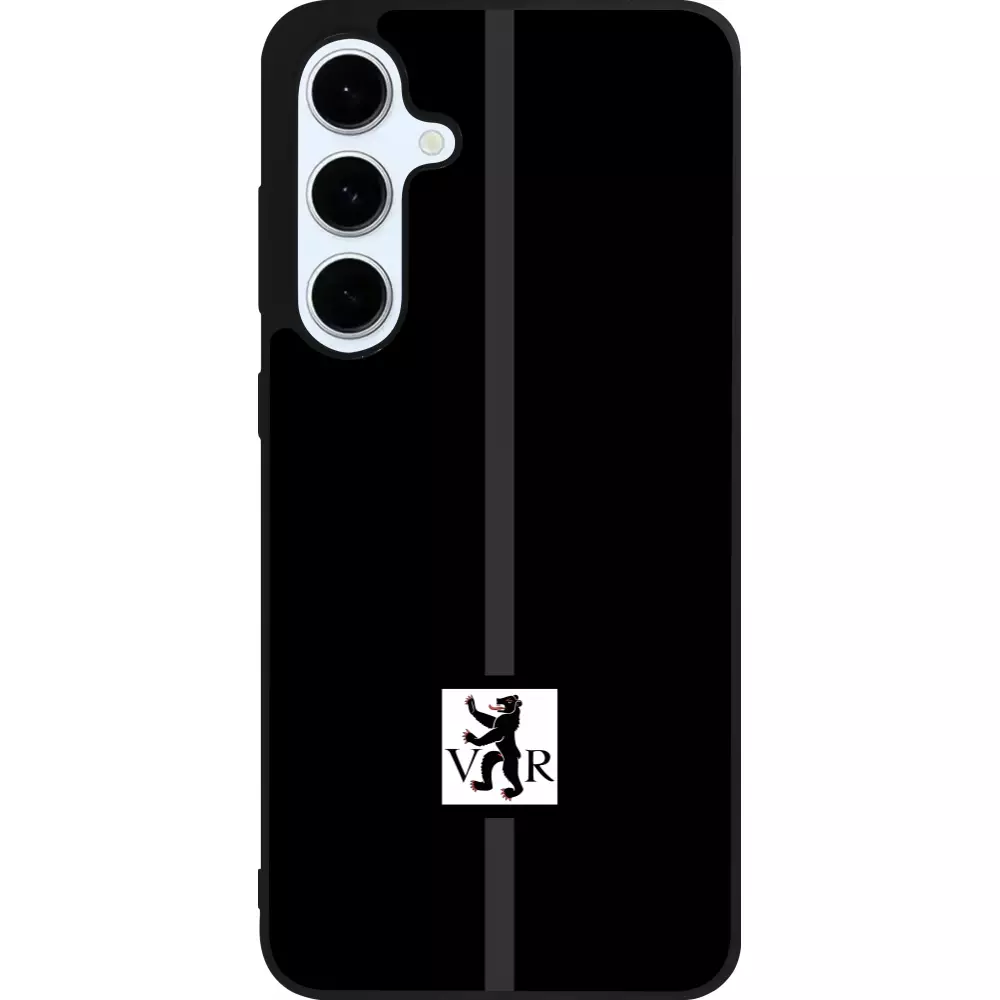 Coque Samsung Galaxy S24 FE - Silicone rigide noir Canton AR noir