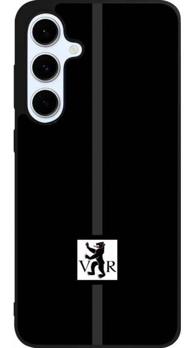 Coque Samsung Galaxy S24 FE - Silicone rigide noir Canton AR noir