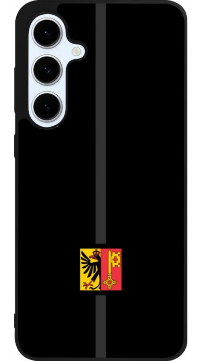 Coque Samsung Galaxy S24 FE - Silicone rigide noir Canton GE noir