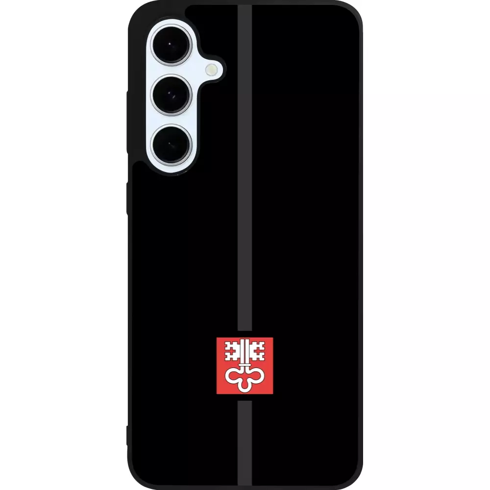 Coque Samsung Galaxy S24 FE - Silicone rigide noir Canton NW noir