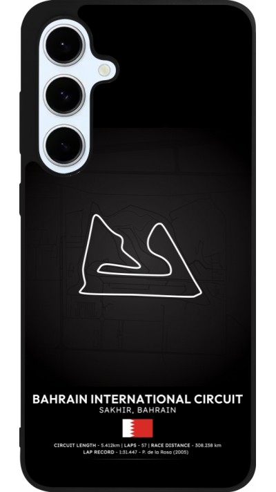 Samsung Galaxy S24 FE Case Hülle - Silikon schwarz F1 Track 2025 Bahrain
